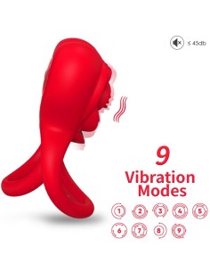 ARMONY ANILLO VIBRADOR CORAZON ROJO