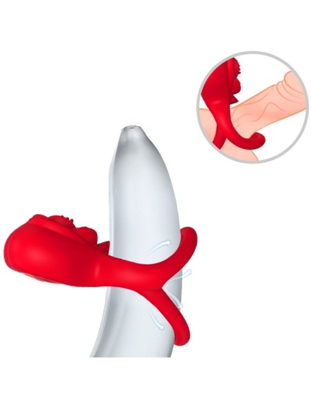 ARMONY ANILLO VIBRADOR CORAZON ROJO