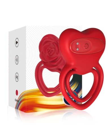ARMONY ANILLO VIBRADOR CORAZON ROJO