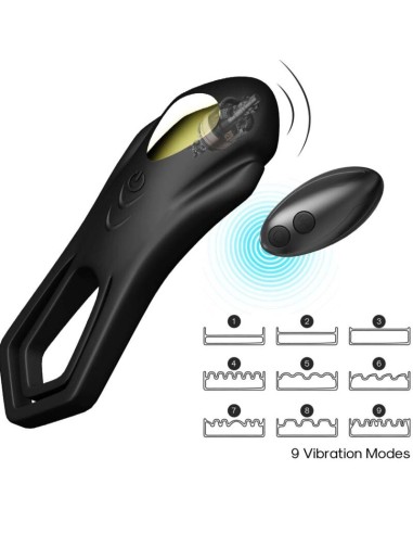 ARMONY ROADSTER ANILLO VIBRADOR DOBLE CONTROL REMOTO NEGRO