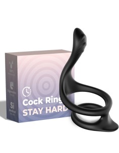 ARMONY TAIL ANILLO DOBLE ANAL NEGRO