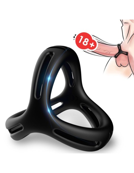 ARMONY X RING ANILLO MULTIPOSICION NEGRO