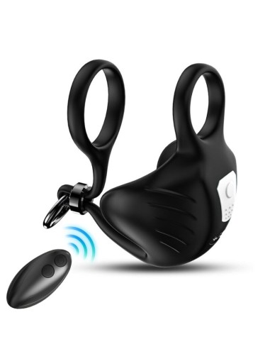 ARMONY MANTA ANILLO VIBRADOR TESTICULOS CONTROL REMOTO NEGRO