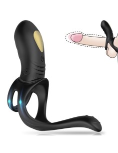 ARMONY JOY JUMPER ANILLO VIBRADOR PAREJAS PLUG ANAL CONTROL REMOTO NEGRO 2