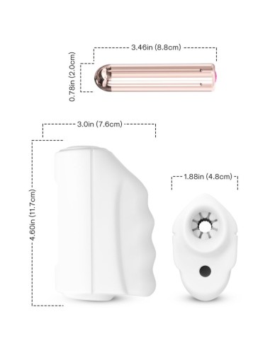 ARMONY MASTER MASTURBATOR VIBRADOR BLANCO