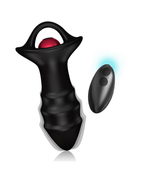 ARMONY KYLIN DEDAL VIBRADOR PLUG ANAL CONTROL REMOTO NEGRO