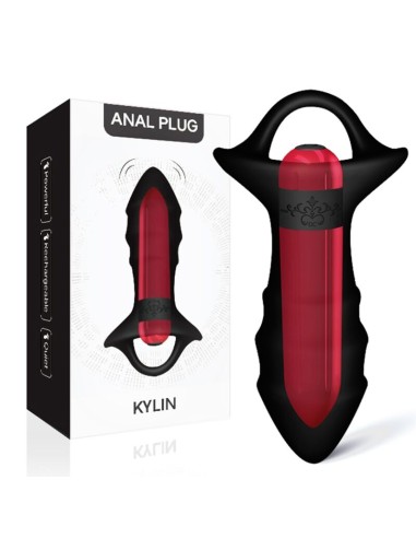 ARMONY KYLIN DEDAL VIBRADOR PLUG ANAL CONTROL REMOTO NEGRO