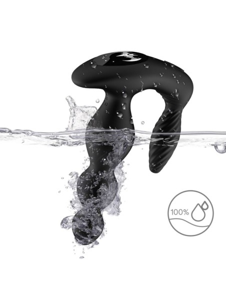 ARMONY MANFUN VIBRADOR ESTIMULADOR PLUG ANAL CONTROL REMOTO NEGRO