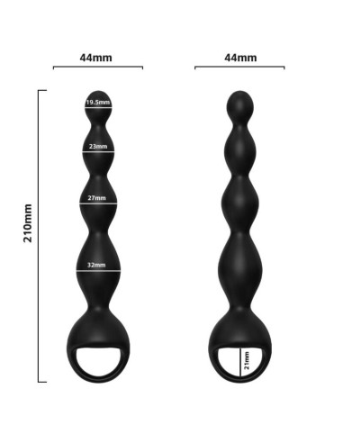 ARMONY VIBRADOR DEDAL PLUG ANAL NEGRO