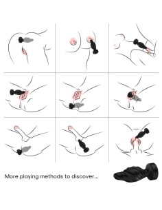 ARMONY VIBRADOR PLUG ANAL CONTROL REMOTO NEGRO 2