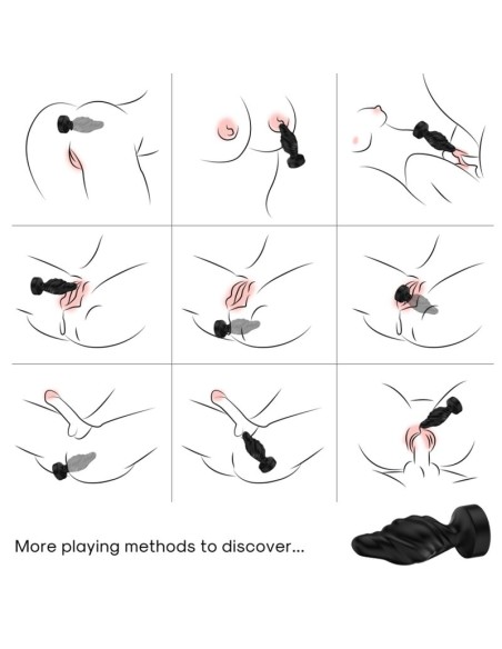 ARMONY VIBRADOR PLUG ANAL CONTROL REMOTO NEGRO