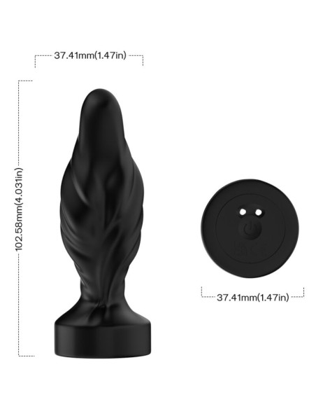 ARMONY VIBRADOR PLUG ANAL CONTROL REMOTO NEGRO
