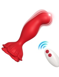 ARMONY ROSA VIBRADOR PLUG ANAL CONTROL REMOTO ROJO