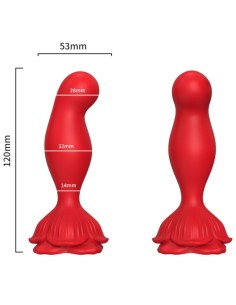ARMONY ROSA VIBRADOR PLUG ANAL CONTROL REMOTO ROJO 2