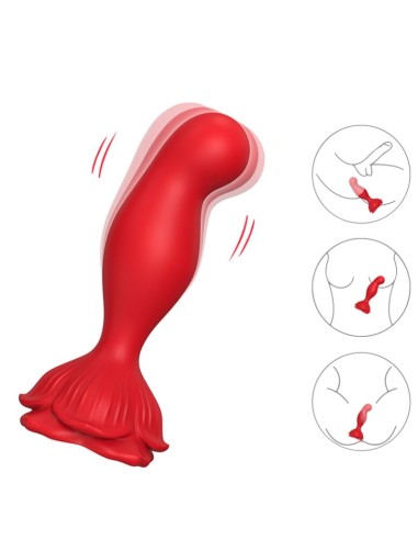 ARMONY ROSA VIBRADOR PLUG ANAL CONTROL REMOTO ROJO