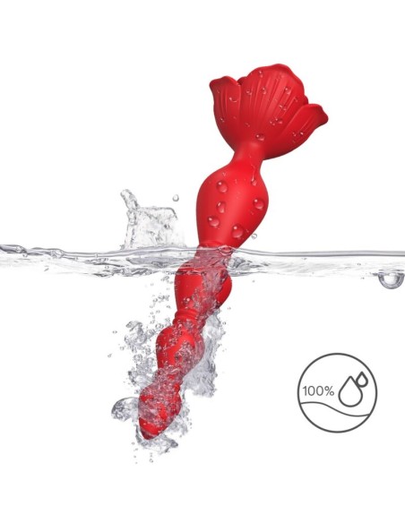 ARMONY ROSA VIBRADOR PAGODA PLUG ANAL ROJO
