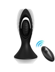 ARMONY VIBRADOR PLUG ANAL SILICONA NEGRO