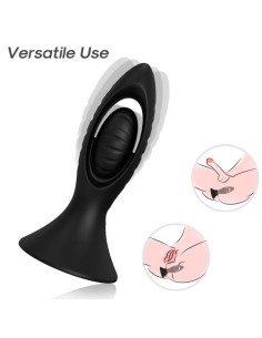 ARMONY VIBRADOR PLUG ANAL SILICONA NEGRO 2