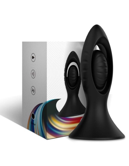 ARMONY VIBRADOR PLUG ANAL SILICONA NEGRO