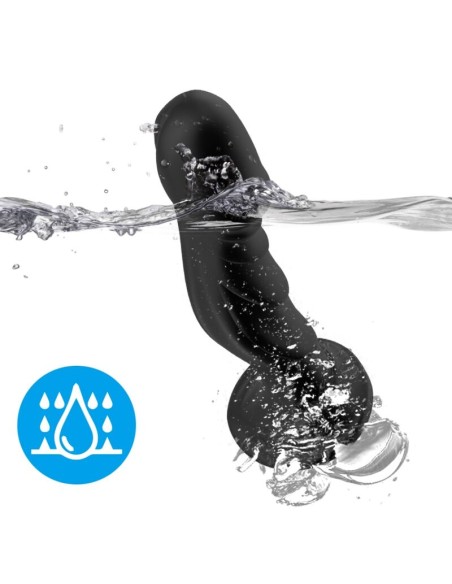 ARMONY DILDO VIBRADOR PLUG ANAL CONTROL REMOTO NEGRO