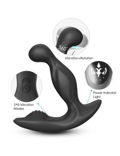 ARMONY BAT KING VIBRADOR ANAL PROSTATA ROTADOR CONTROL REMOTO NEGRO 2