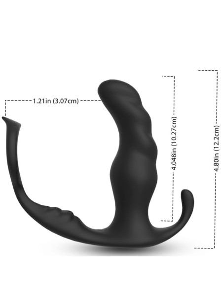 ARMONY KNIGHT VIBRADOR ANAL PROSTATA ANILLO CONTROL REMOTO NEGRO