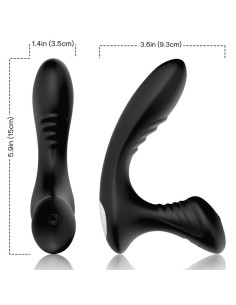 ARMONY STORM VIBRADOR ANAL PROSTATA PLUG CONTROL REMOTO NEGRO 2