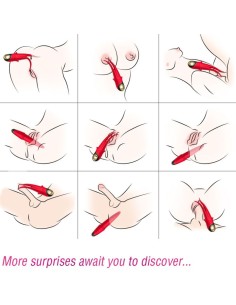 ARMONY SHADOW VIBRADOR PINZA ROJO 2