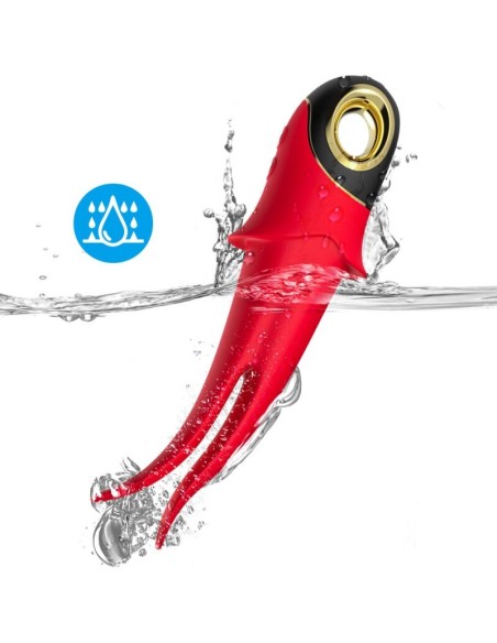 ARMONY SHADOW VIBRADOR PINZA ROJO