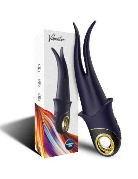 ARMONY SHADOW VIBRADOR PINZA AZUL OSCURO