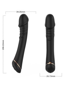 ARMONY DILDO VIBRADOR SILICONA NEGRO