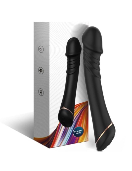 ARMONY DILDO VIBRADOR SILICONA NEGRO
