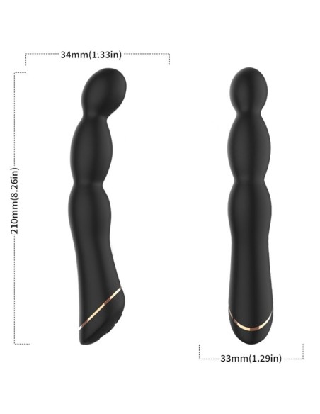 ARMONY BAMBU VIBRADOR AJUSTABLE NEGRO