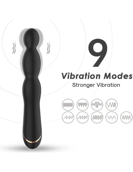ARMONY BAMBU VIBRADOR AJUSTABLE NEGRO