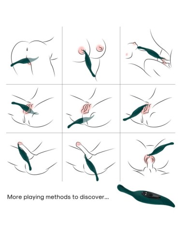 ARMONY ESTIMULADOR VIBRADOR HOJA VERDE