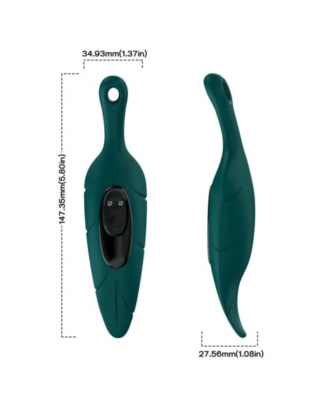 ARMONY ESTIMULADOR VIBRADOR HOJA VERDE