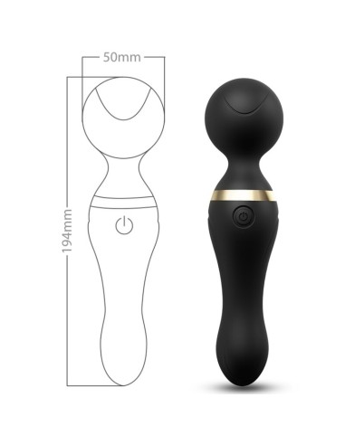 ARMONY FREEZA MASAJEADOR VIBRADOR CABEZA FLEXIBLE NEGRO