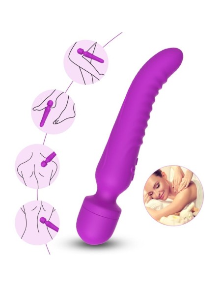 ARMONY MISSION MASAJEADOR VIBRADOR EFECTO CALOR VIOLETA