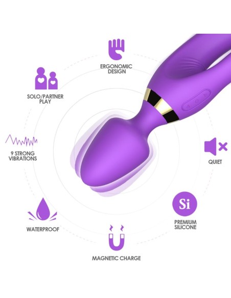 ARMONY MASAJEADOR VIBRADOR RABBIT VIOLETA