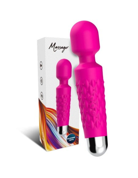 ARMONY POSTMAN MASAJEADOR VIBRADOR CABEZA FLEXIBLE FUCSIA
