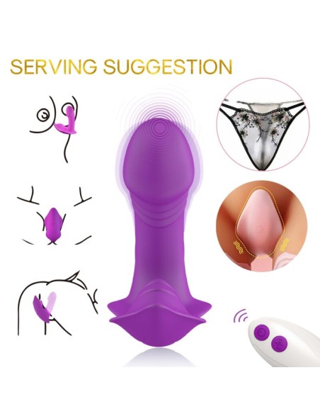 ARMONY WHISTLE VIBRADOR INTRODUCIBLE CONTROL REMOTO VIOLETA