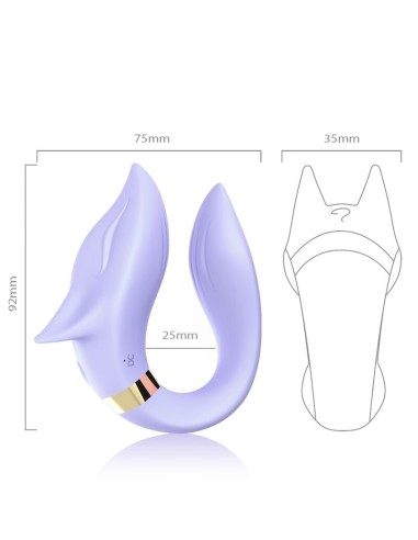ARMONY FOX VIBRADOR PAREJAS CONTROL REMOTO VIOLETA