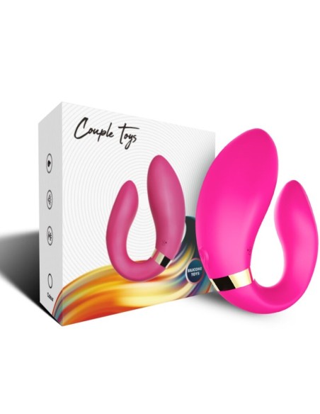 ARMONY CRESCENT VIBRADOR PAREJA CONTROL REMOTO FUCSIA