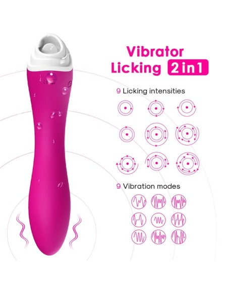 ARMONY FAIRYLAND ESTIMULADOR CON LENGUA CLITORIS VIBRADOR FUCISA