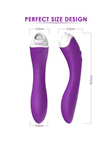 ARMONY FAIRYLAND ESTIMULADOR CON LENGUA CLITORIS VIBRADOR VIOLETA