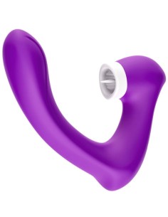 ARMONY SECRETKISS ESTIMULADOR CON LENGUA CLITORIS VIBRADOR CURVO VIOLETA