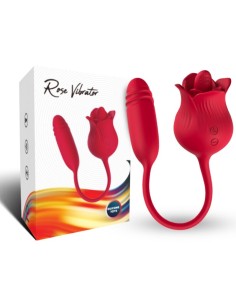 ARMONY ROSELIP ESTIMULADOR CLITORIS CON LENGUA 10 MODOS VIBRADOR ROJO