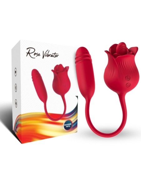ARMONY ROSELIP ESTIMULADOR CLITORIS CON LENGUA 10 MODOS VIBRADOR ROJO