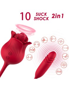 ARMONY ROSELIP ESTIMULADOR CLITORIS CON LENGUA 10 MODOS VIBRADOR ROJO 2