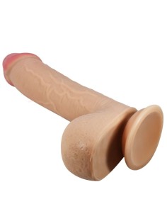 PRETTY LOVE SLIDING SKIN SERIES DILDO REALISTICO CON VENTOSA PIEL DESLIZANTE NATURAL 234 CM